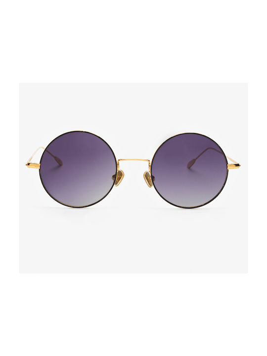 Mohiti 17014 Sunglasses Χρυσά with Metal Frame & Black Lens Mohiti 17014 Sunglasses Χρυσά with Metal Frame & Black Lens