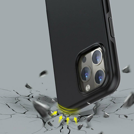 Choetech MFM Anti Drop Back Cover Πλαστικό Σετ με Τζαμάκι Μαύρο (iPhone 13 Pro)