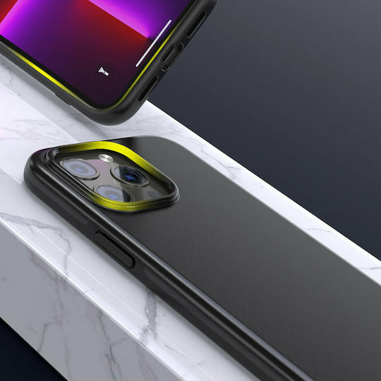Choetech MFM Anti Drop Back Cover Πλαστικό Σετ με Τζαμάκι Μαύρο (iPhone 13 Pro)