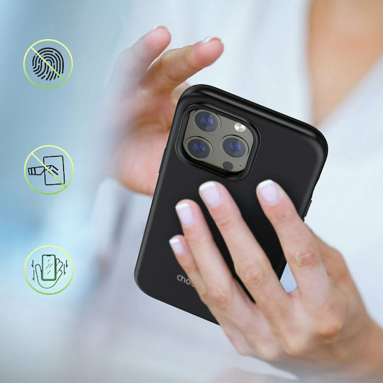 Choetech MFM Anti Drop Back Cover Πλαστικό Σετ με Τζαμάκι Μαύρο (iPhone 13 Pro)