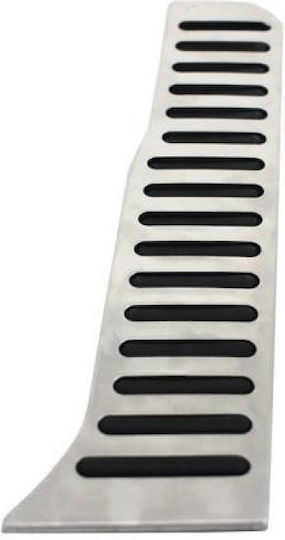 Auto Gs Σετ Πεταλιέρες Αυτοκινήτου για Seat / Skoda / VW Αλουμινίου Ασημί 4τμχ