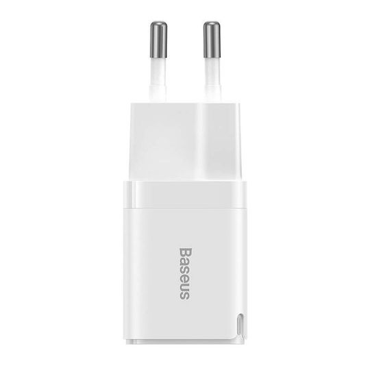 Baseus Φορτιστής Χωρίς Καλώδιο GaN με Θύρα USB-C 30W Power Delivery / Quick Charge 4+ Λευκός (CCGN010102)