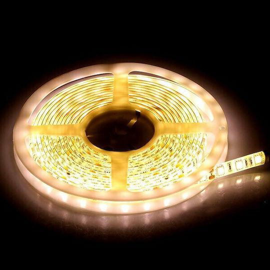 V-TAC Αδιάβροχη Ταινία LED 12V Φυσικό Λευκό Φως 5m Τύπου SMD5050