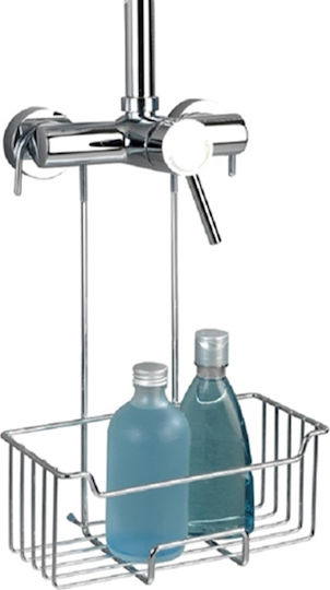 Wenko Milo An der Wand montiert Badezimmerregal Inox 25x14x36cm Silber