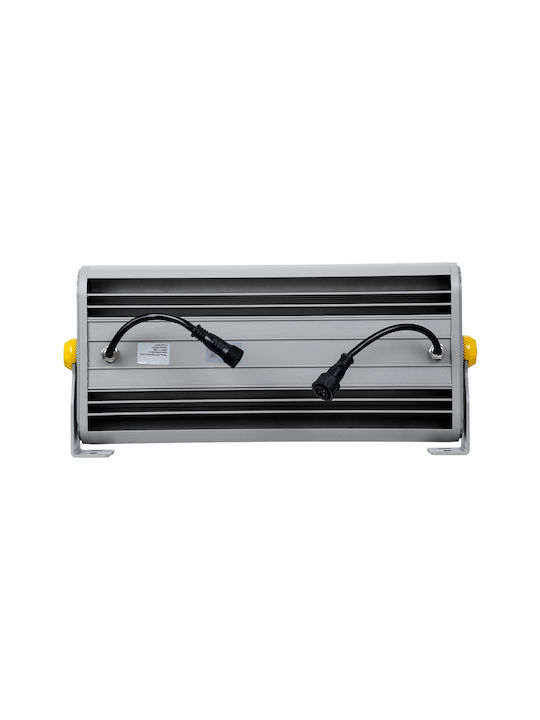 GloboStar Flood-Hena Außenstehlampe LED Wall Washer 48W RGB IP65 Silber