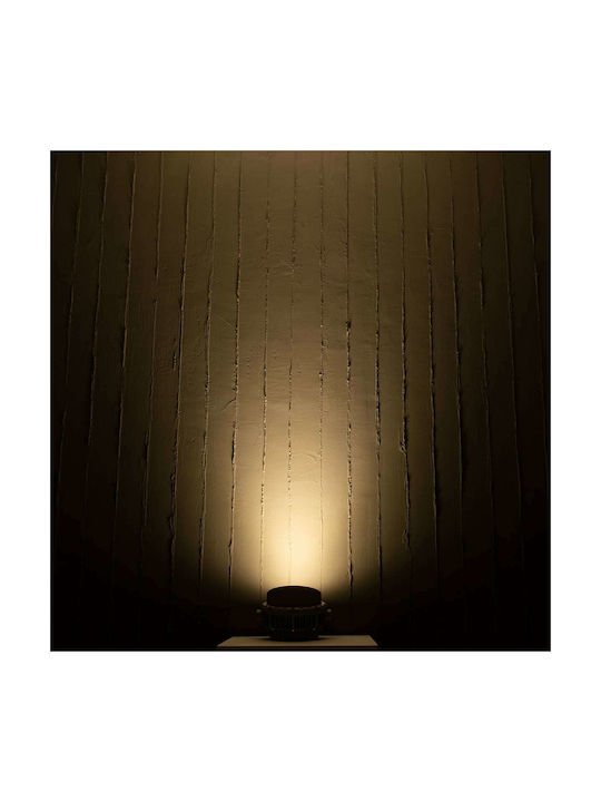 GloboStar Flood-Mena Outdoor Floor Lamp LED Wall Washer 36W with Warm White Light IP65 Silver