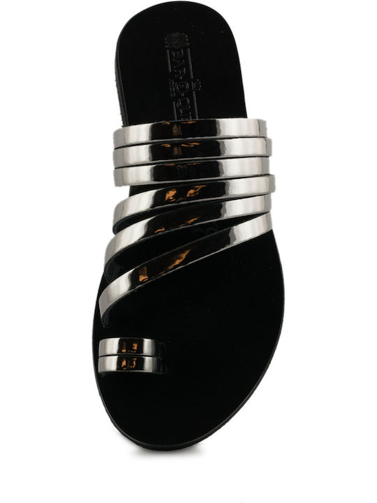 Women's Flat Sandals in Black Color