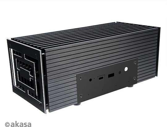 Akasa Turing FX NUC Computergehäuse Schwarz