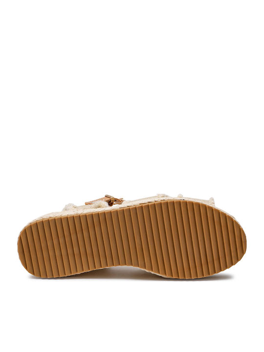 Kim Tex Platforme Dama Bej / Auriu