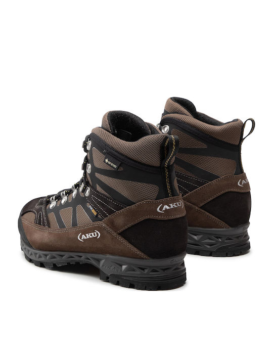 Aku Trekker Pro GTX Männer Wanderschuhe Wasserdicht mit Gore-Tex-Membran Braune