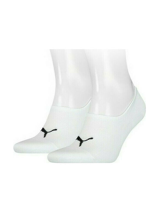 Puma Footie Șosete Sportive Albe 1 pereche