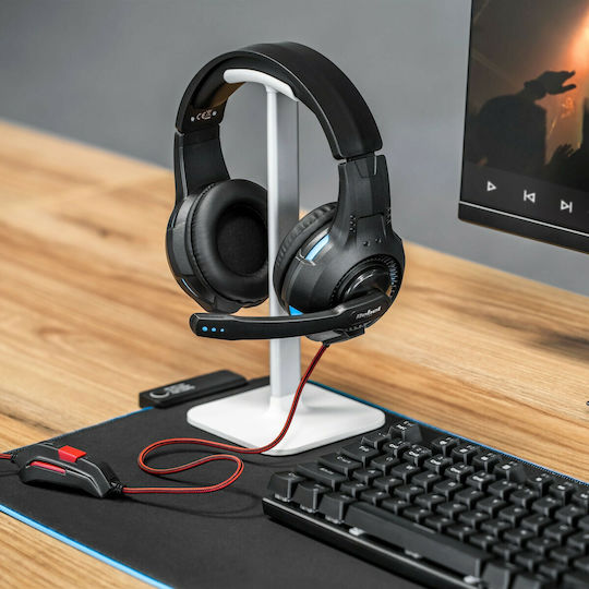 Rebel GH-20 Over Ear Căști Multimedia cu microfon și conexiune Jack de 3,5 mm / USB-A
