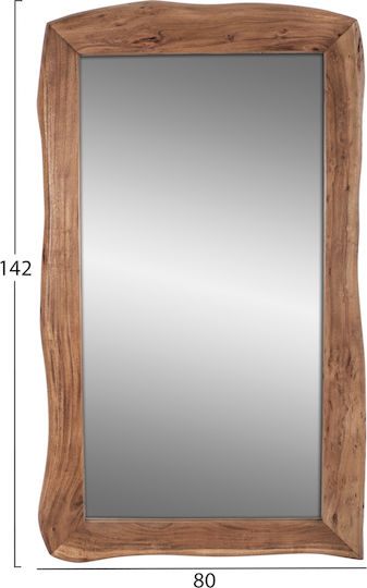 HomeMarkt Zion Oglindă De Perete Rectangulară Din Lemn De Acacia Naturală 142x80cm HomeMarkt Zion Oglindă De Perete Rectangulară Din Lemn De Acacia Naturală 142x80cm
