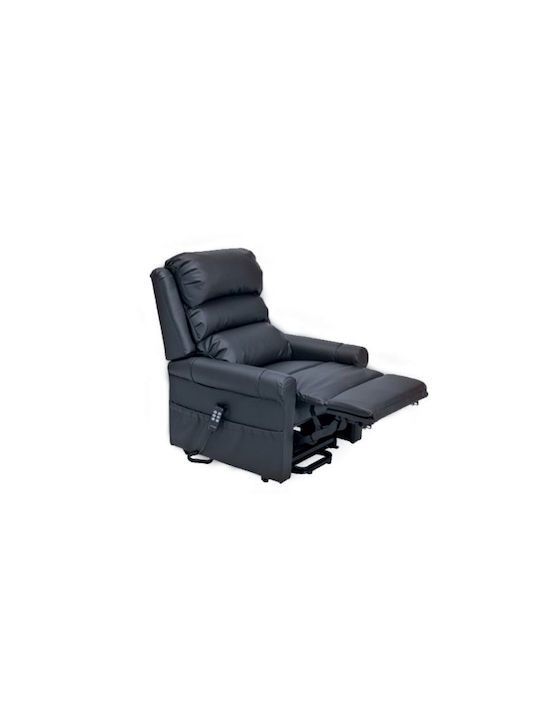 Stylea II Relax Armchair with Footstool Titane 80x51x105cm