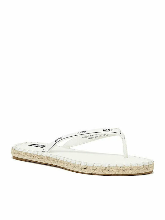 DKNY Tabatha Flip Flops Λευκά