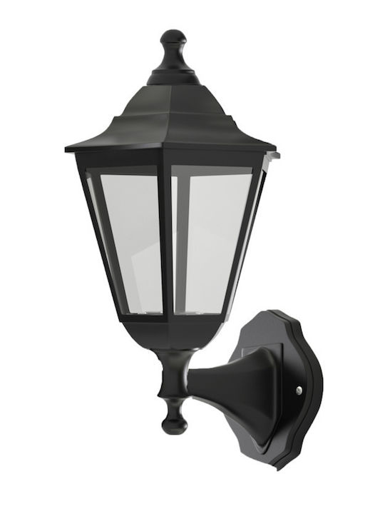 Inlight Redfish Wall-Mounted Outdoor Lantern IP44 E27 Black