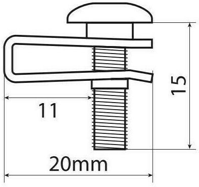 Lampa Motorcycle Bolts 10pcs L9165.6