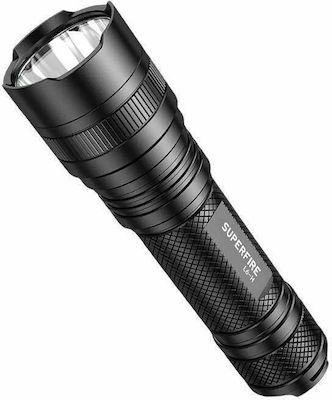 Supfire Rechargeable Flashlight LED Waterproof IP46 with Maximum Brightness 750lm