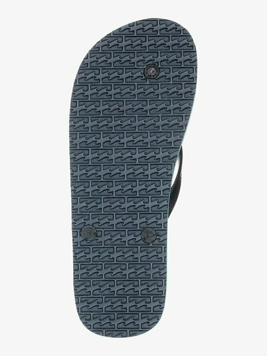 Tides T-Street Men's Flip Flops Black/Ciel