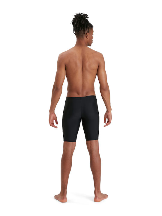 Speedo Medley Logo Състезателни Бански за Плуване Заглушител Черен
