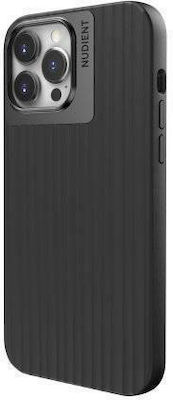 Nudient Bold Plastic Back Cover Black (iPhone 13 Pro Max)