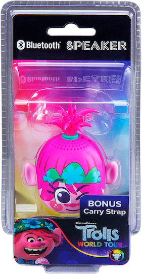 eKids Trolls World Tour Ηχείο Bluetooth με Διάρκεια Μπαταρίας έως 3 ώρες Μωβ