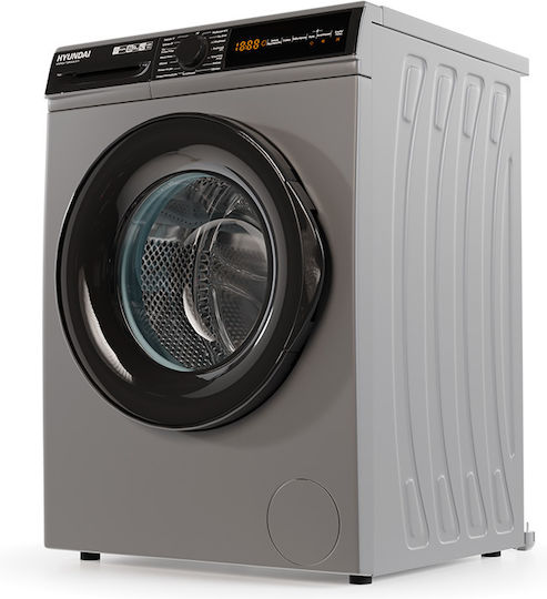 Hyundai Πλυντήριο Ρούχων 9kg με Τεχνολογία Ατμού 1200 Στροφών Inverter Motor Γκρι