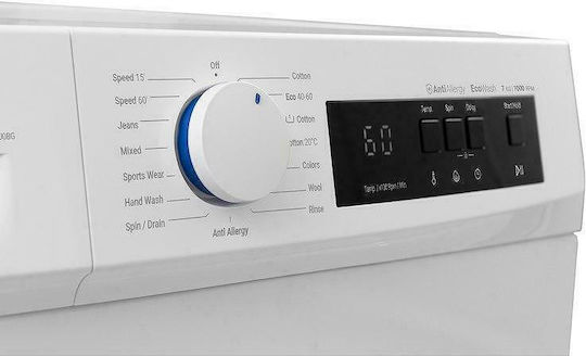 Daewoo WM710T0WU0BG Πλυντήριο Ρούχων 7kg 1000 Στροφών