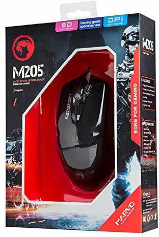 Marvo Scorpion Thunder M205 Gaming Ποντίκι Μαύρο
