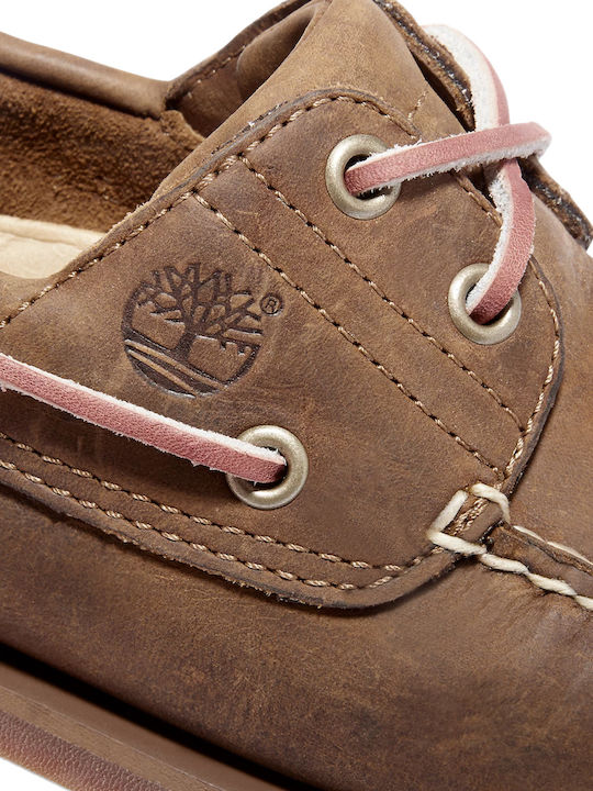 Δερμάτινα Ανδρικά Boat Shoes σε Ταμπά Χρώμα