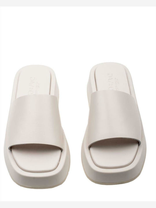 Platforme Dama Tip Slip On Albe