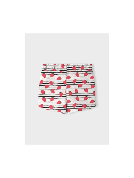 Name It Kids Shorts/Bermuda Fabric White Red