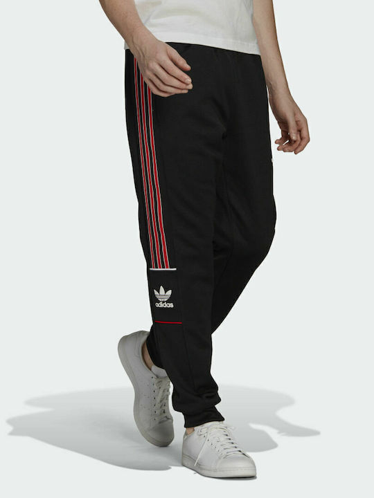Manchester United Sweatpants with Elastic Black