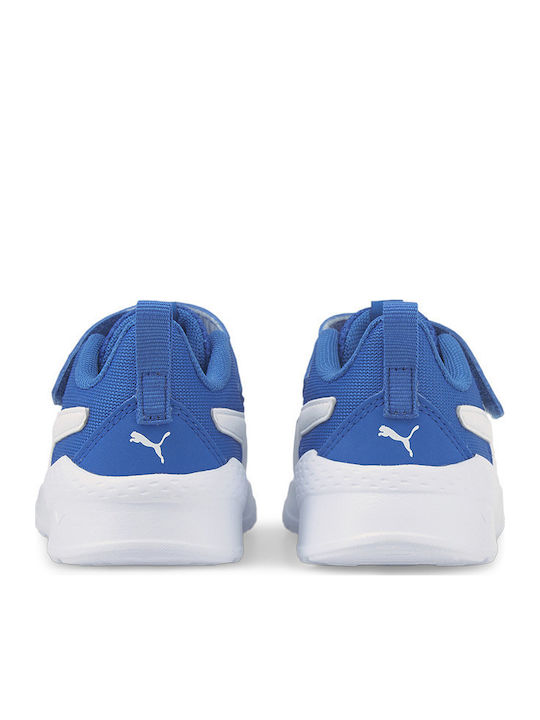 Anzarun Lite Kids Sports Shoes Running with Hoop & Loop Closure Blue