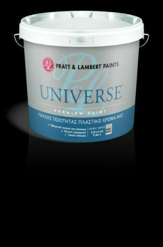 Pratt & Lambert Universe Interior Plastic Paint for Interior Use White 9.46lt