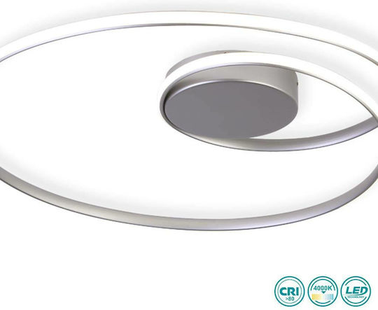 Sun Light Penda Deckenleuchte 60cm Silber mit Integrierter LED