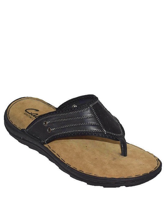 Gale Men's Leather Sandals Black