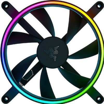 Razer Kunai Chroma Ventilator Carcasă 140mm cu Iluminare ARGB și Conexiune 4-Pin PWM 1buc