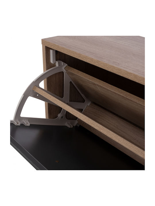 Suport pentru pantofi Davina cu 3 Rafturi Sonama / Grey L62xW24xH110cm