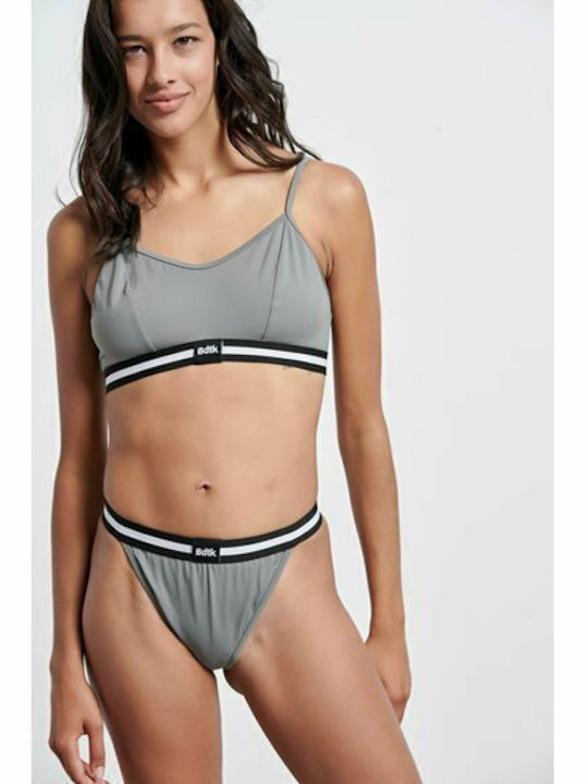 Bikini Sutien sport Argintiu
