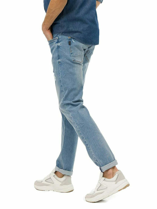 Tiffosi comfort fit jeans Leo albastru deschis pentru bărbați - 10044709c20