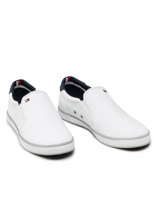 Harlow 2D Iconic Πάνινα Ανδρικά Slip-On Λευκά