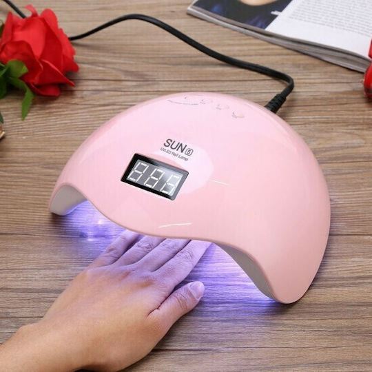 Sun Sun 5 Φουρνάκι Νυχιών UV / LED 48W Ροζ