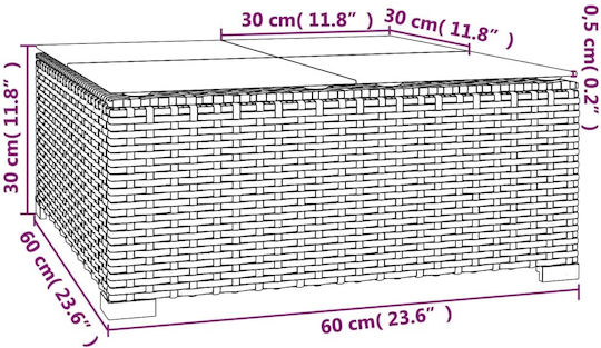 Garten- und Outdoor-Möbelsets 3 Stück Grau mit Kissen