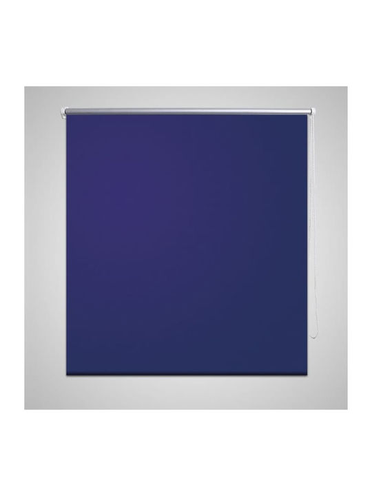 vidaXL Roller Blinds Total Blackout Blue W160xH230cm 240179