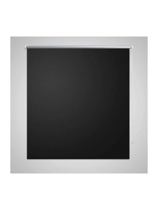 vidaXL Roller Blinds Total Blackout Black W100xH175cm 240122