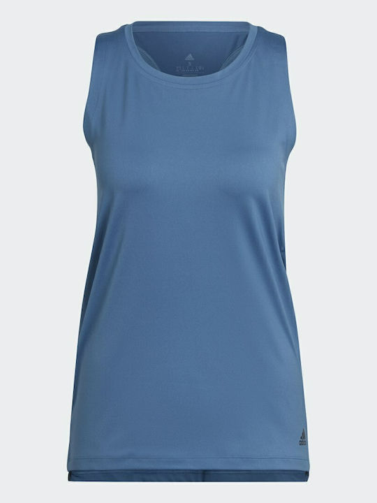 adidas Aeroready Designed 2 Move Sportbekleidung Top Schwangerschafts-Tops Altered Blue