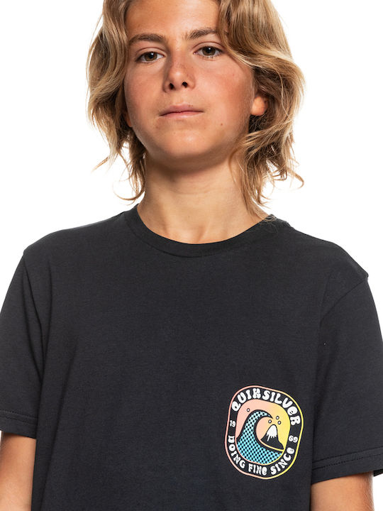 Tricou Pentru Copii Negru Closed Bubble
