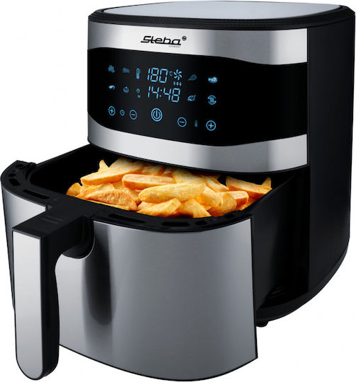 Steba HF 8000 Family Heißluftfritteuse 8Es Silber