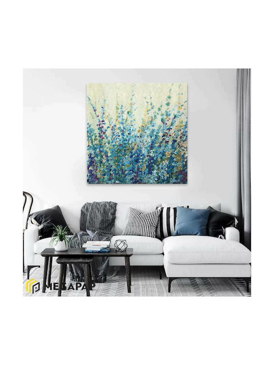 Megapap Wildflowers Πίνακας σε Καμβά 100x100cm